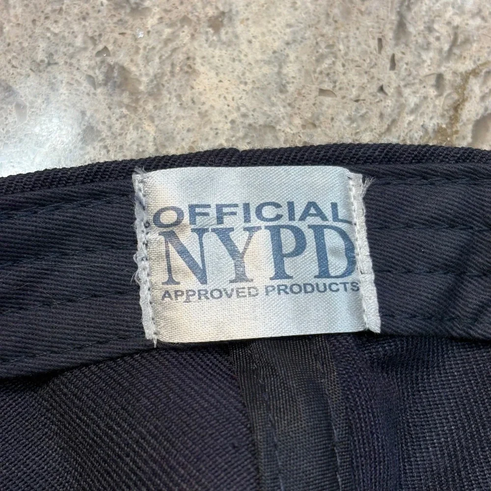 Official NYPD Baseball Cap Alba Tross Navy Blue Embroidered Hat One Size Mens